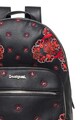 DESIGUAL Rucsac de piele ecologica, cu broderii florale Femei