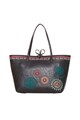 DESIGUAL Geanta shopper reversibila de piele ecologica, cu etui interior Siara Femei