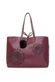 DESIGUAL Geanta shopper reversibila de piele ecologica Aleida Femei