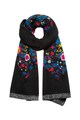 DESIGUAL Fular tricotat cu imprimeu floral Femei