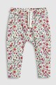 NEXT Pantaloni cu model floral si snur pentru ajustare Fete