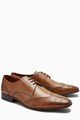 NEXT Pantofi brogue de piele, cu calapod lat Barbati