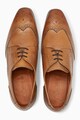 NEXT Wide fit bőr brogue cipő férfi