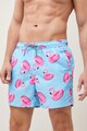 NEXT Pantaloni scurti de baie, cu imprimeu flamingo Barbati