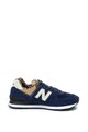 New Balance Pantofi sport de piele intoarsa si material textil 574 Barbati