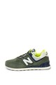 New Balance 574 nyersbőr cipő textilbetétekkel férfi