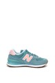 New Balance Велурени спортни обувки 574 с мрежеста материя Жени