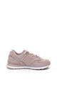 New Balance Pantofi sport de piele nabuc si plasa, cu calapod lat 574 Femei