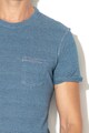 United Colors of Benetton Csíkos póló zsebbel a mellrészen férfi