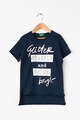 United Colors of Benetton Tricou cu text in relief pe partea din fata Fete