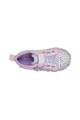 Skechers Pantofi sport cu velcro si LED-uri Daisy Lites Fete