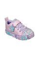 Skechers Pantofi sport cu velcro si LED-uri Daisy Lites Fete