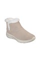 Skechers Ghete slip on de piele intoarsa cu o captuseala din material teddy On The Go Joy Femei