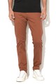 Selected Homme Pantaloni chino skinny din amestec de bumbac organic Luca Barbati