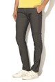 GUESS JEANS Pantaloni super skinny cu model in carouri Daniel Barbati