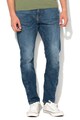 GUESS JEANS Elmer curved fit mosott hatású farmernadrág férfi