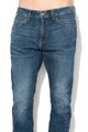 GUESS JEANS Elmer curved fit mosott hatású farmernadrág férfi