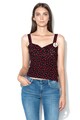 GUESS JEANS Top cu imprimeu si aspect tricotat Femei