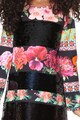 DESIGUAL Rochie cu imprimeu floral si insertii din paiete reversibile Fete