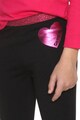 DESIGUAL Pantaloni jogger cu aplicatie din paiete Guyaba Fete
