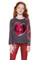 DESIGUAL Bluza cu paiete reversibile Lyon Fete