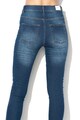 Cheap Monday Blugi cu talie inalta High Spray Dim Blue Femei