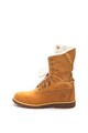 Timberland Bocanci de piele cu captuseala de blana shearling sintetica Fete