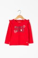 Tom Tailor Kids Bluza cu text si volane Fete