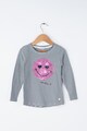 Tom Tailor Kids Bluza cu model in dungi si paiete reversibile Fete