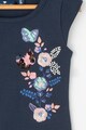 Tom Tailor Kids Virágmintás A-vonalú ruha kétoldalú flitterekkel Lány
