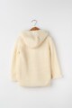 Pepe Jeans London Cardigan cu gluga si captuseala din material teddy Georgina Fete