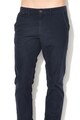 Pepe Jeans London Pantaloni chino slim fit din material catifelat cu talie joasa James Barbati