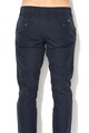 Pepe Jeans London Pantaloni chino slim fit din material catifelat cu talie joasa James Barbati