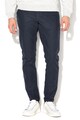 Pepe Jeans London Pantaloni chino slim fit din material catifelat cu talie joasa James Barbati