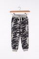 Andy Warhol by Pepe Jeans Pantaloni jogger cu model camuflaj Baieti