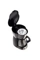 Daewoo Cafetiera  , 900 W, 1.5 l, Filtru permanent, Timer 24 ore, Indicator nivel apa, Design ergonomic, Negru/Gri Femei