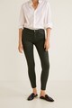 Mango Blugi skinny cu aspect peliculizat Belle Femei