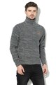 ELLESSE Bluza din fleece cu fermoar, pentru schi, Gri, S Barbati