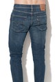 Levi's 512™ mosott hatású slim fit farmernadrág, Sötétkék, férfi