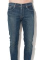 Levi's 512™ mosott hatású slim fit farmernadrág, Sötétkék, férfi