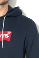 Levi's Суитшърт с качулка и бродирано лого, Тъмносин, S Мъже