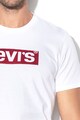 Levi's Tricou cu imprimeu frontal si decolteu la baza gatului Barbati