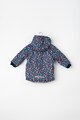 JoJo Maman Bebe Geaca reversibila, impermeabila, rezistenta la vant, cu captuseala din fleece Fete