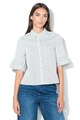 Maison Scotch Риза със свободна кройка и разкроени маншети Жени