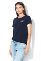 Maison Scotch Tricou cu detaliu text Femei