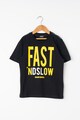 Diesel Tricou cu imprimeu text Trace Baieti