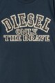 Diesel Блуза Tippi с дълги ръкави и текстова щампа Момчета