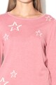 EDC by Esprit Finomkötött pulóver csillámos betétekkel női