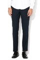 Esprit Pantaloni eleganti slim fit din amestec de lana cu model in carouri Barbati