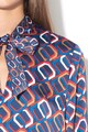 Esprit Десенирана блуза с панделка Жени